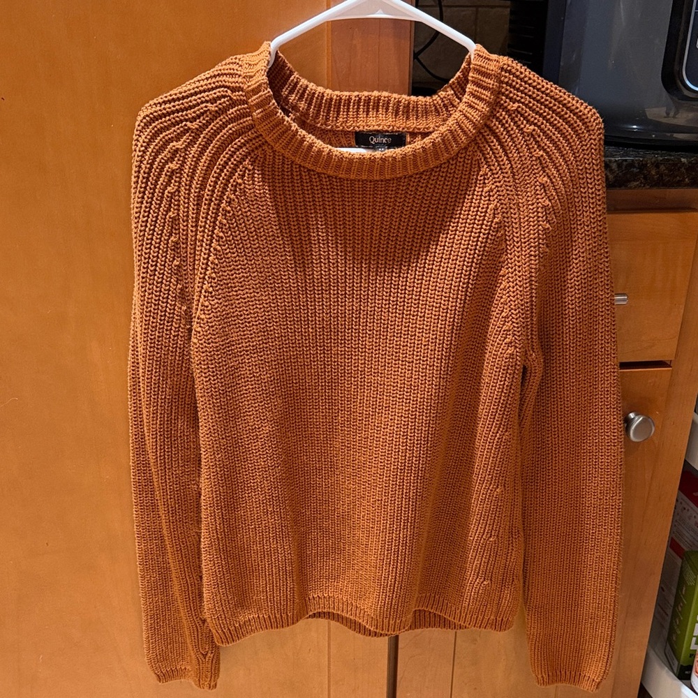 Quince Women's Warm Rust Sweater